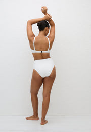 High Waist Brief - Chalk Crinkle - Matteau